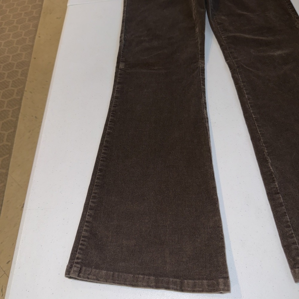 Banana Republic Flare Corduroy Pants Coastal Cottage Academia  Mid Rise Sz 28 /6 - Picture 2 of 11